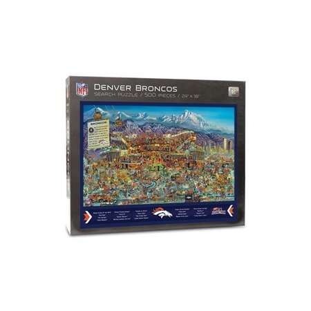 YOUTHEFAN YouTheFan 9029687 Denver Broncos Joe Journeyman Puzzle - 500 Piece 9029687